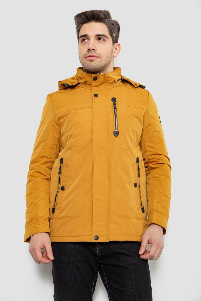 Куртка чоловіча демісезонна, колір жовтий — фото товару KAMI STORE