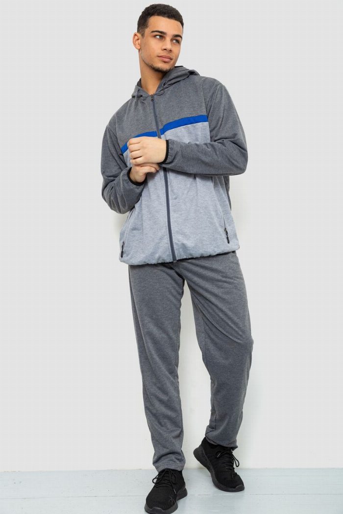 Спорт костюм чоловічий, колір сірий — фото товару KAMI STORE