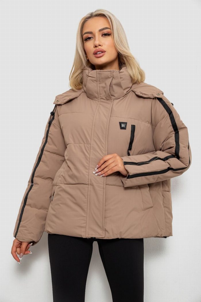 Куртка жіноча, колір бежевий — фото товару KAMI STORE