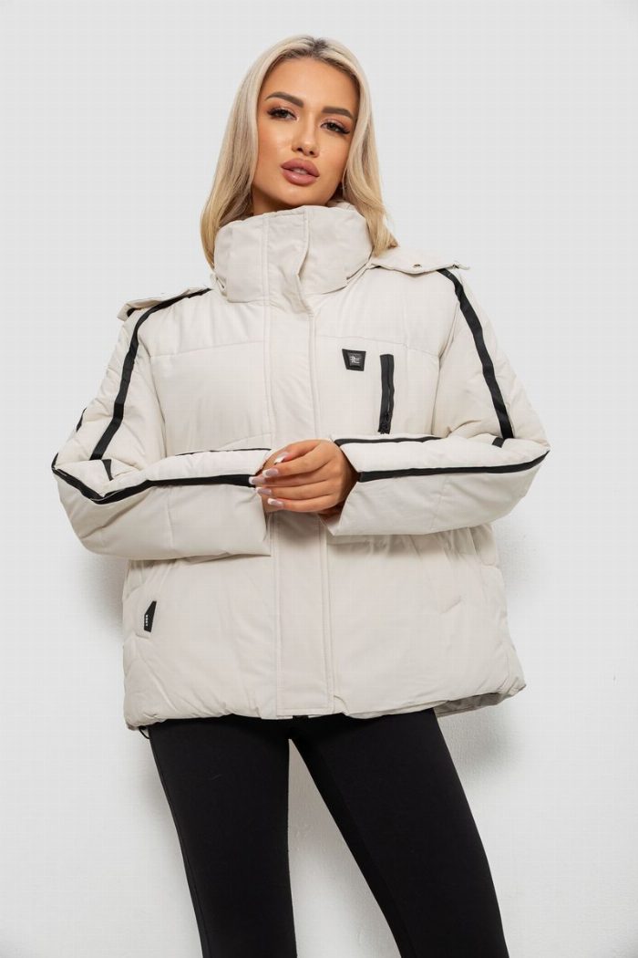 Куртка жіноча, колір молочний — фото товару KAMI STORE